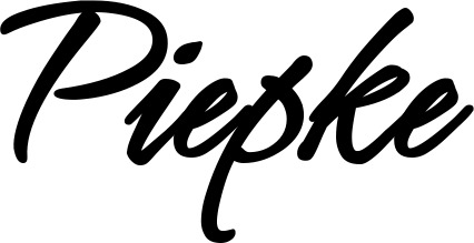 Vorschau des Bootsnamens "Piepke" als Schriftzug für "Bootsbeschriftung Klassisch 71"