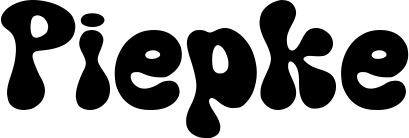 Vorschau des Bootsnamens "Piepke" als Schriftzug für "Bootsbeschriftung Neu 62"