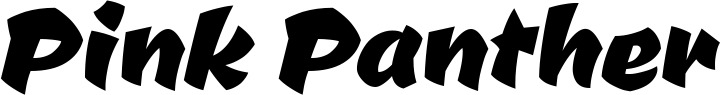 Vorschau des Bootsnamens "Pink Panther" als Schriftzug für "Bootsbeschriftung Neu 39"