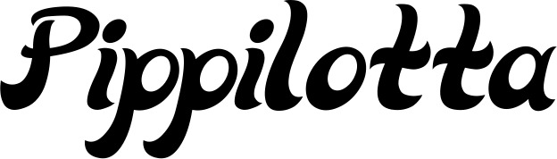 Vorschau des Bootsnamens "Pippilotta" als Schriftzug für "Bootsbeschriftung Klassisch 33"