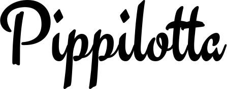 Vorschau des Bootsnamens "Pippilotta" als Schriftzug für "Bootsbeschriftung Klassisch 63"