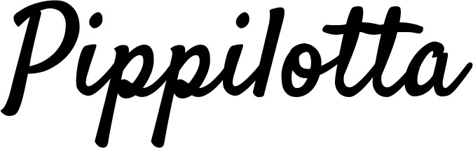 Vorschau des Bootsnamens "Pippilotta" als Schriftzug für "Bootsbeschriftung Klassisch 96"