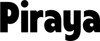 Vorschau des Bootsnamens "Piraya" als Schriftzug für "Bootsbeschriftung Fett 24"