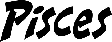 Vorschau des Bootsnamens "Pisces" als Schriftzug für "Bootsbeschriftung Klassisch 31"