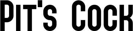Vorschau des Bootsnamens "Pit's Cock" als Schriftzug für "Bootsbeschriftung Neu 43"