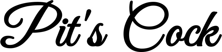 Vorschau des Bootsnamens "Pit's Cock" als Schriftzug für "Bootsbeschriftung Klassisch 68"