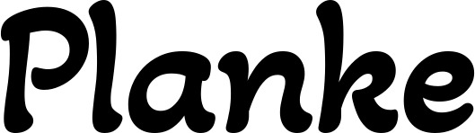 Vorschau des Bootsnamens "Planke" als Schriftzug für "Bootsbeschriftung Klassisch 103"