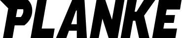 Vorschau des Bootsnamens "Planke" als Schriftzug für "Bootsbeschriftung Neu 15"