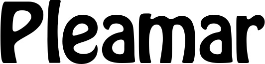 Vorschau des Bootsnamens "Pleamar" als Schriftzug für "Bootsbeschriftung Fett 01"