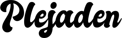 Vorschau des Bootsnamens "Plejaden" als Schriftzug für "Bootsbeschriftung Klassisch 41"