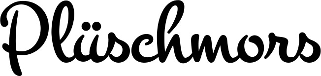 Vorschau des Bootsnamens "Plüschmors" als Schriftzug für "Bootsbeschriftung Klassisch 81"