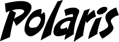 Vorschau des Bootsnamens "Polaris" als Schriftzug für "Bootsbeschriftung Klassisch 31"