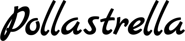 Vorschau des Bootsnamens "Pollastrella" als Schriftzug für "Style Klassisch 77"