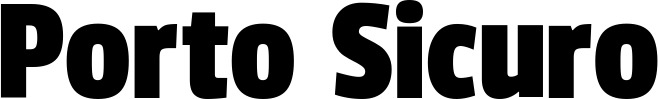 Vorschau des Bootsnamens "Porto Sicuro" als Schriftzug für "Bootsbeschriftung Fett 30"