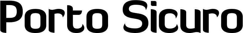 Vorschau des Bootsnamens "Porto Sicuro" als Schriftzug für "Bootsbeschriftung Normal 06"