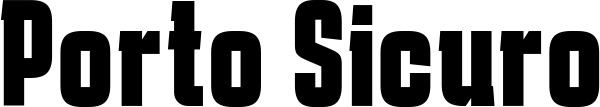 Vorschau des Bootsnamens "Porto Sicuro" als Schriftzug für "Bootsbeschriftung Fett 41"