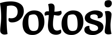 Vorschau des Bootsnamens "Potosi" als Schriftzug für "Bootsbeschriftung Klassisch 94"