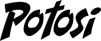 Vorschau des Bootsnamens "Potosi" als Schriftzug für "Bootsbeschriftung Klassisch 31"
