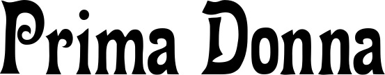 Vorschau des Bootsnamens "Prima Donna" als Schriftzug für "Bootsbeschriftung Neu 44"