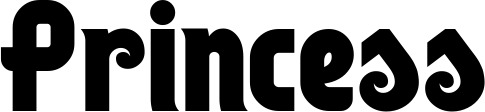Vorschau des Bootsnamens "Princess" als Schriftzug für "Bootsbeschriftung Neu 32"