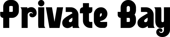 Bootsname 'Private Bay' angezeigt als 'Bootsbeschriftung Neu 32'