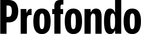 Vorschau des Bootsnamens "Profondo" als Schriftzug für "Bootsbeschriftung Fett 25"