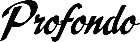 Vorschau des Bootsnamens "Profondo" als Schriftzug für "Bootsbeschriftung Klassisch 29"