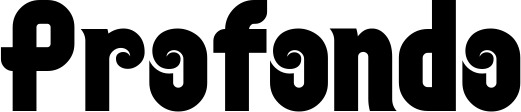 Vorschau des Bootsnamens "Profondo" als Schriftzug für "Bootsbeschriftung Neu 32"