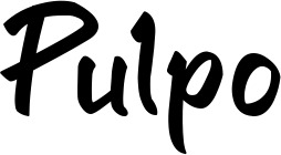 Vorschau des Bootsnamens "Pulpo" als Schriftzug für "Bootsbeschriftung Klassisch 95"