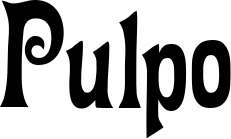 Vorschau des Bootsnamens "Pulpo" als Schriftzug für "Bootsbeschriftung Neu 44"