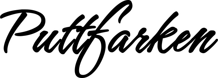 Vorschau des Bootsnamens "Puttfarken" als Schriftzug für "Bootsbeschriftung Klassisch 71"