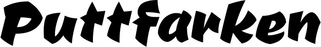 Vorschau des Bootsnamens "Puttfarken" als Schriftzug für "Style Neu 39"