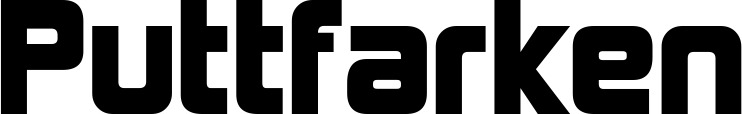 Vorschau des Bootsnamens "Puttfarken" als Schriftzug für "Bootsbeschriftung Neu 25"