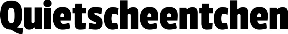 Vorschau des Bootsnamens "Quietscheentchen" als Schriftzug für "Bootsbeschriftung Fett 30"