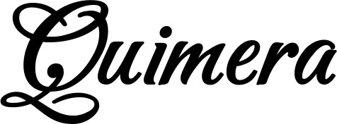 Vorschau des Bootsnamens "Quimera" als Schriftzug für "Bootsbeschriftung Klassisch 50"