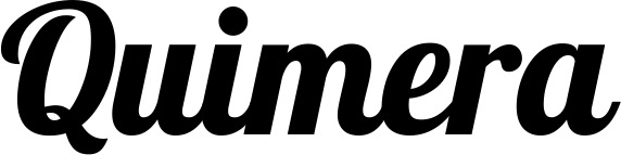 Vorschau des Bootsnamens "Quimera" als Schriftzug für "Bootsbeschriftung Neu 60"