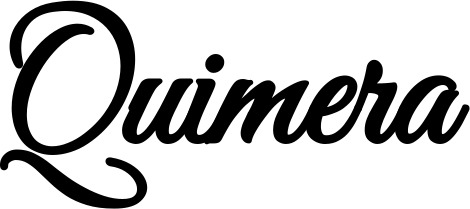 Vorschau des Bootsnamens "Quimera" als Schriftzug für "Bootsbeschriftung Klassisch 68"