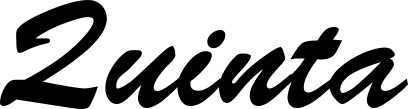 Vorschau des Bootsnamens "Quinta" als Schriftzug für "Style Klassisch 03"