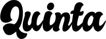 Vorschau des Bootsnamens "Quinta" als Schriftzug für "Bootsbeschriftung Klassisch 41"