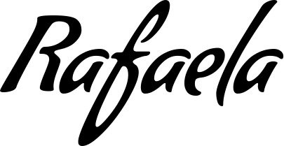 Vorschau des Bootsnamens "Rafaela" als Schriftzug für "Bootsbeschriftung Klassisch 57"