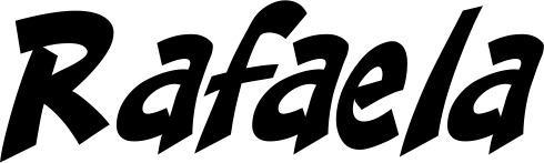 Vorschau des Bootsnamens "Rafaela" als Schriftzug für "Bootsbeschriftung Klassisch 31"