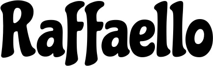 Vorschau des Bootsnamens "Raffaello" als Schriftzug für "Style Neu 41"