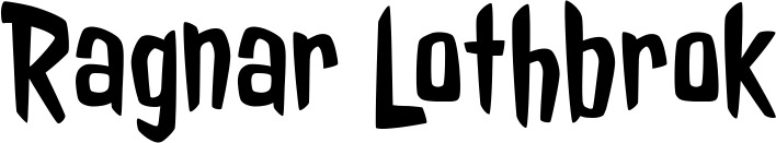 Vorschau des Bootsnamens "Ragnar Lothbrok" als Schriftzug für "Bootsbeschriftung Neu 46"