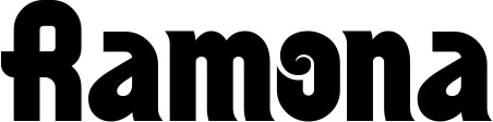 Vorschau des Bootsnamens "Ramona" als Schriftzug für "Bootsbeschriftung Neu 32"