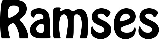 Vorschau des Bootsnamens "Ramses" als Schriftzug für "Bootsbeschriftung Fett 01"