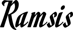 Bootsname 'Ramsis' angezeigt als 'Bootsbeschriftung Klassisch 93'