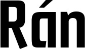 Vorschau des Bootsnamens "Rán" als Schriftzug für "Bootsbeschriftung Neu 69"