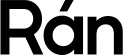 Vorschau des Bootsnamens "Rán" als Schriftzug für "Bootsbeschriftung Fett 27"