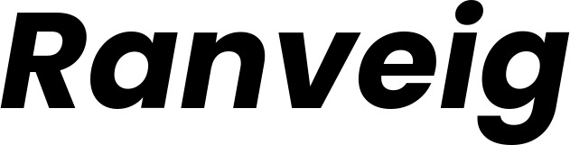 Vorschau des Bootsnamens "Ranveig" als Schriftzug für "Bootsbeschriftung Kursiv 09"