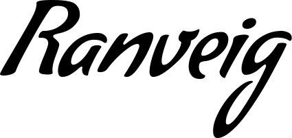Vorschau des Bootsnamens "Ranveig" als Schriftzug für "Bootsbeschriftung Klassisch 57"